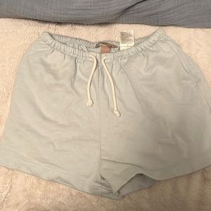 H&M Light Blue Sweatshorts